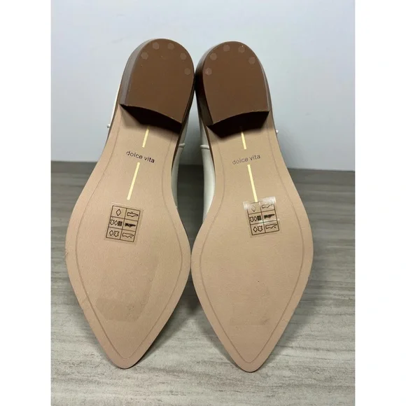NEW Dolce Vita Sula Off White Leather 7.5
